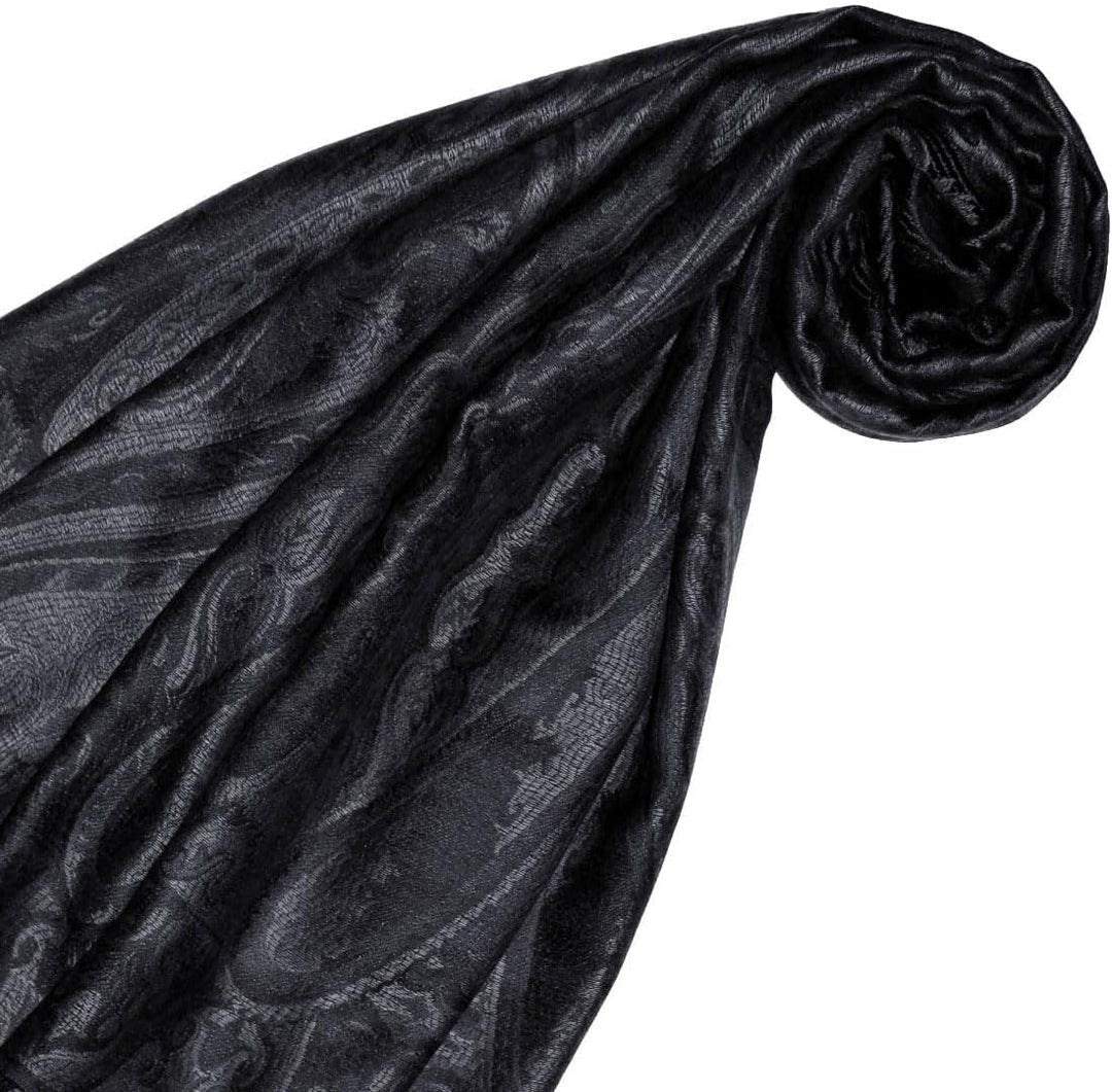 Lorenzo Cana Pashmina Damen - Schal Schaltuch jacquard gewebt 100% Seide Paisley Muster Seidenschal
