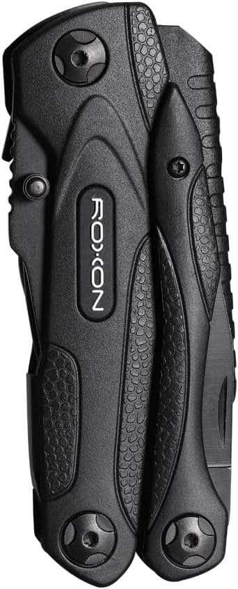 ROXON CM1349 Spark Multitool-Zange, 14-in-1 Multifunktionswerkzeuge, Klappzange, Mehrzweck-Outdoor-Ü
