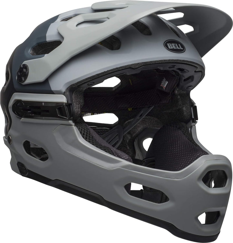 BELL Herren Super 3r MIPS Fahrradhelm M downdraft mat grey/gunmetal, M downdraft mat grey/gunmetal