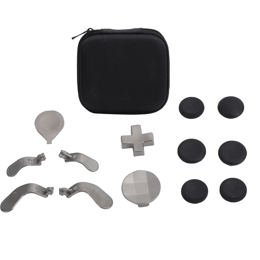 Annadue Game Controller Thumbsticks Kit für One Series 2, mit 6 Thumbsticks, 7 Metallknöpfen und -Ta