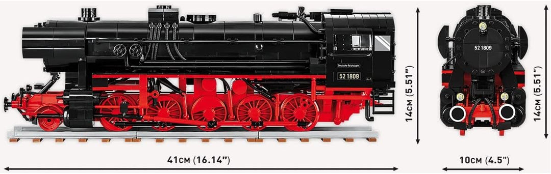 Klocki Lokomotywa parowa DR BR 52/TY2