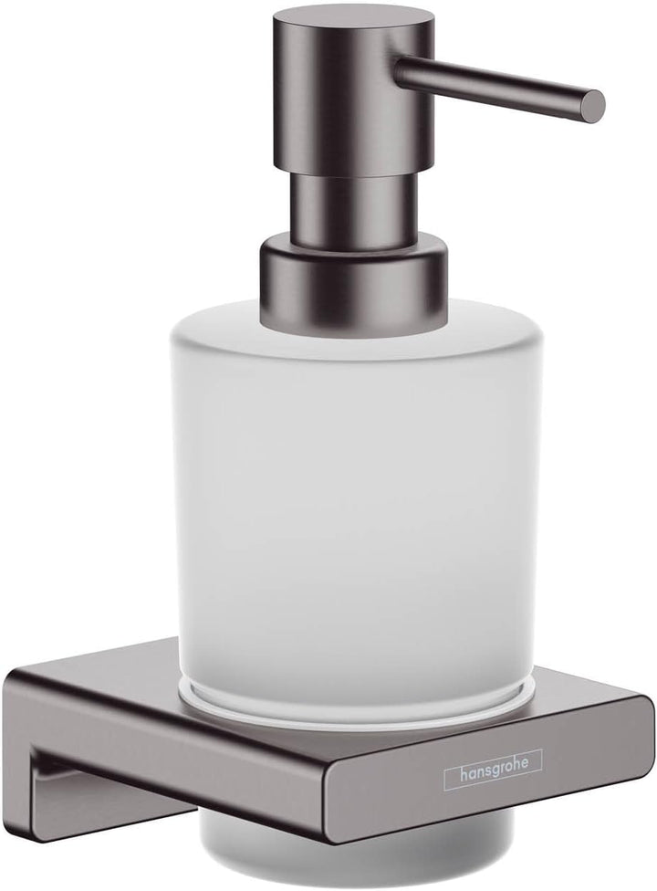 hansgrohe Seifenspender AddStoris, nachfüllbarer Seifendosierer für Flüssigseife und Lotion, Brushed
