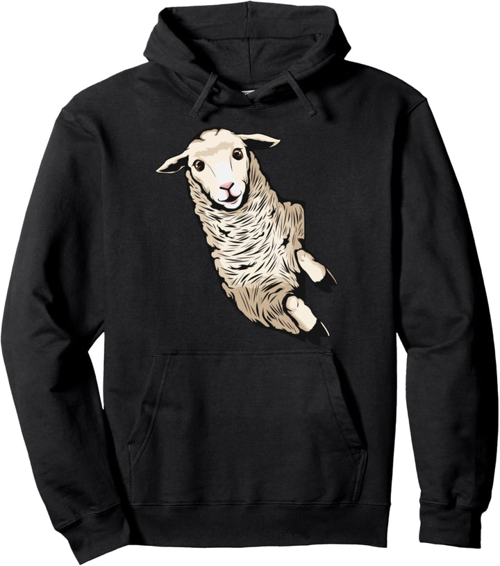 Schaf von der Seite Schafe Pullover Hoodie