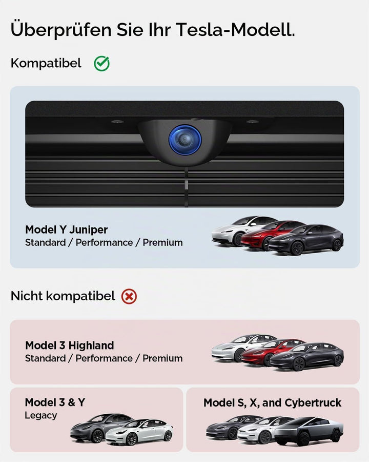 Spigen Displayschutz für Tesla Model Y Juniper 2025 2026 Frontkamera, Schutzabdeckung für Frontschür