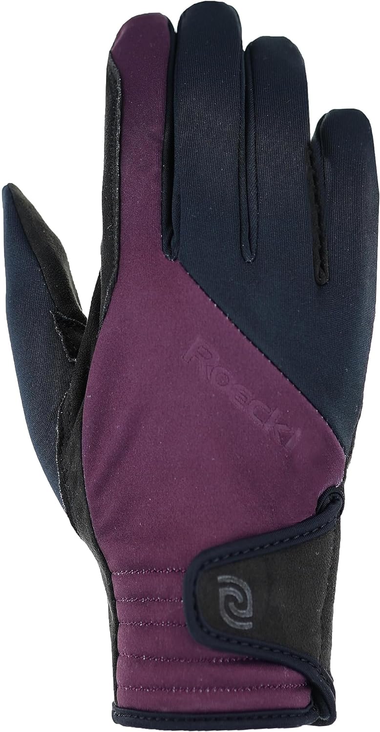 Roeckl Sports Reithandschuh Winya, Freizeit Winter Handschuh, 2 Farben, Grösse 6-11 6.5 Traube, 6.5