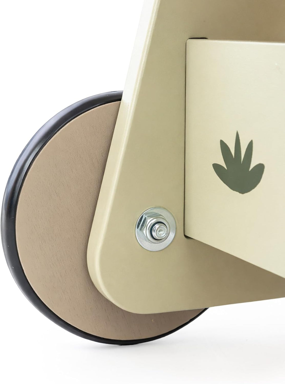 Mamabrum Holz Reinigungswagen für Kinder mit Rollenzubehör Set 11 tlg. Push-Bildspielzeug Rollenspie