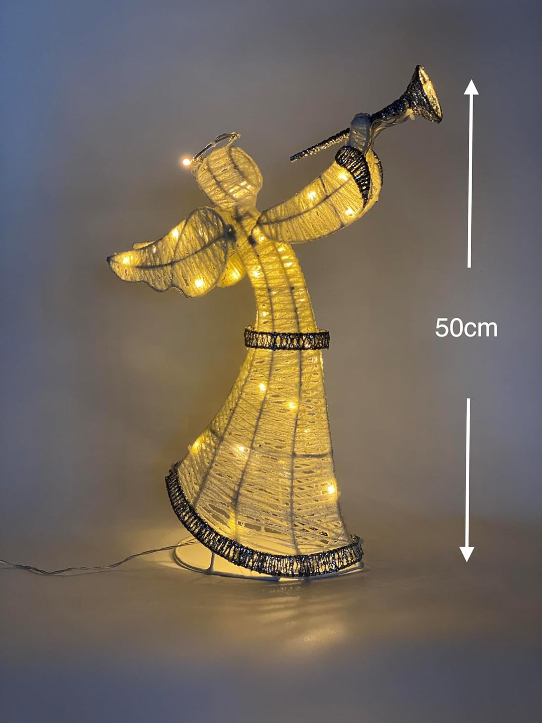 Relax Serie - LED Engel Gross und Klein Set, Gartendeko, Zimmerdeko, Weihnachtsbeleuchtung Figuren,