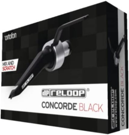 Reloop Concorde Black – Sphärisch geschliffenes Tonabnehmersystem mit robuster Konstruktion für Plat