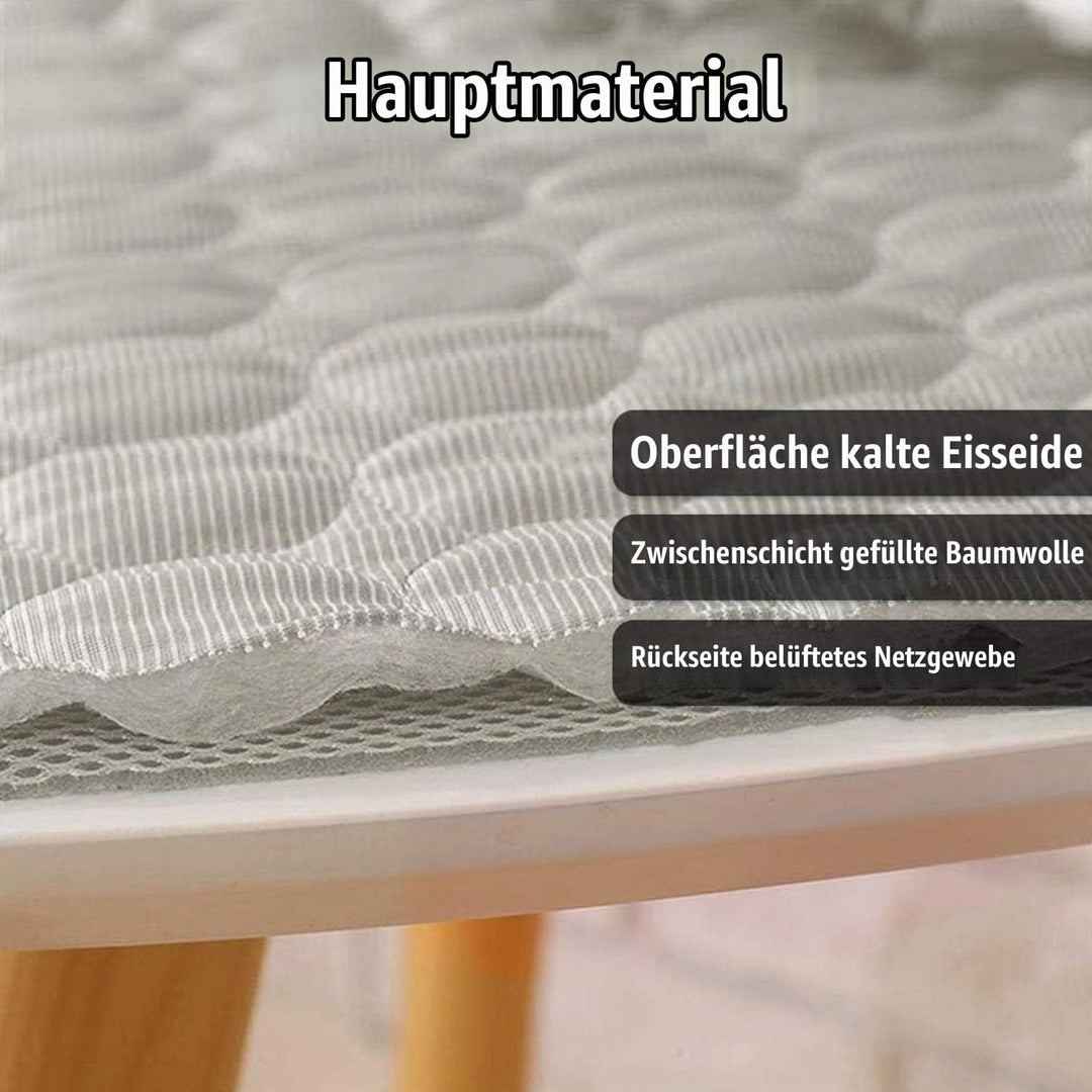 YXHZVON Haustier Kühlmatte Sommer Kühlkissen für Hunde Grau Grau-XL, Grau-XL