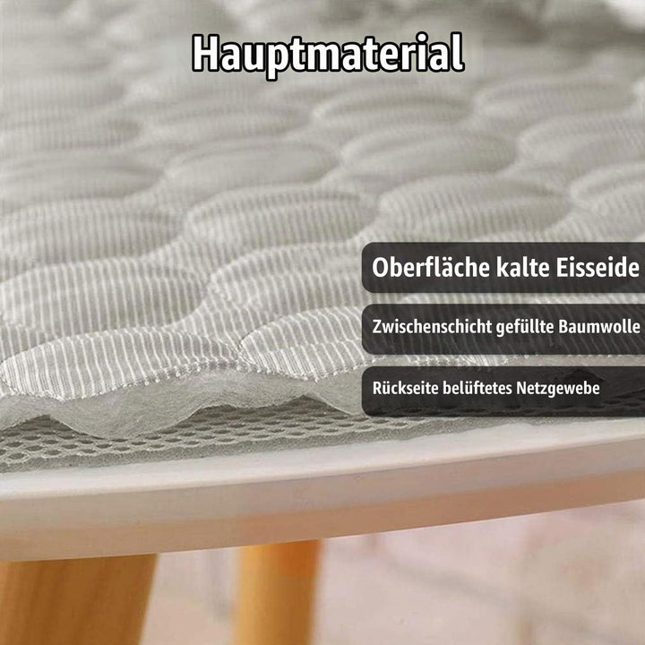 YXHZVON Haustier Kühlmatte Sommer Kühlkissen für Hunde Grau Grau-XL, Grau-XL