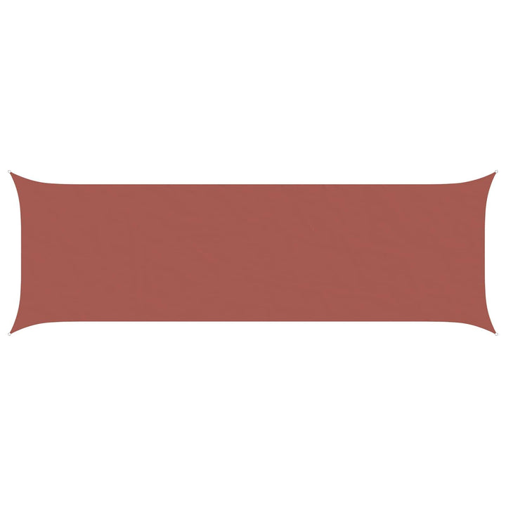 vidaXL Sonnensegel Terrakotta 6 x 2 m 100% Polyester Oxford, Outdoor Schatten, UV-beständig, rechtec