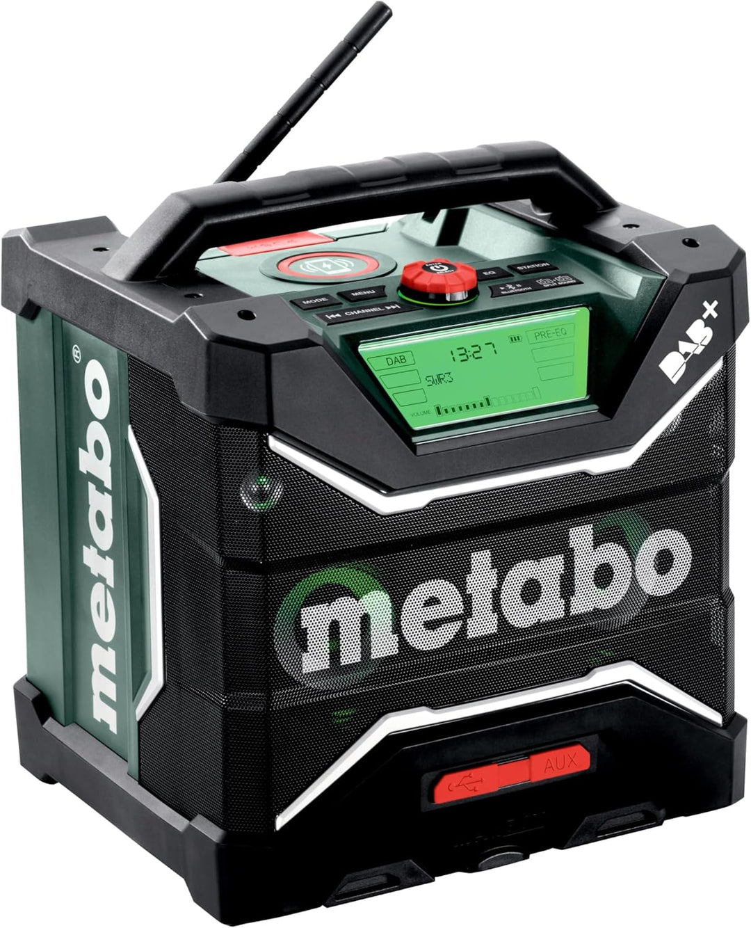Metabo Akku-Baustellenradio RC 12-18 32W BT DAB+, 18 V, mit Bluetooth und AUX, Schutzklasse IP 54, R