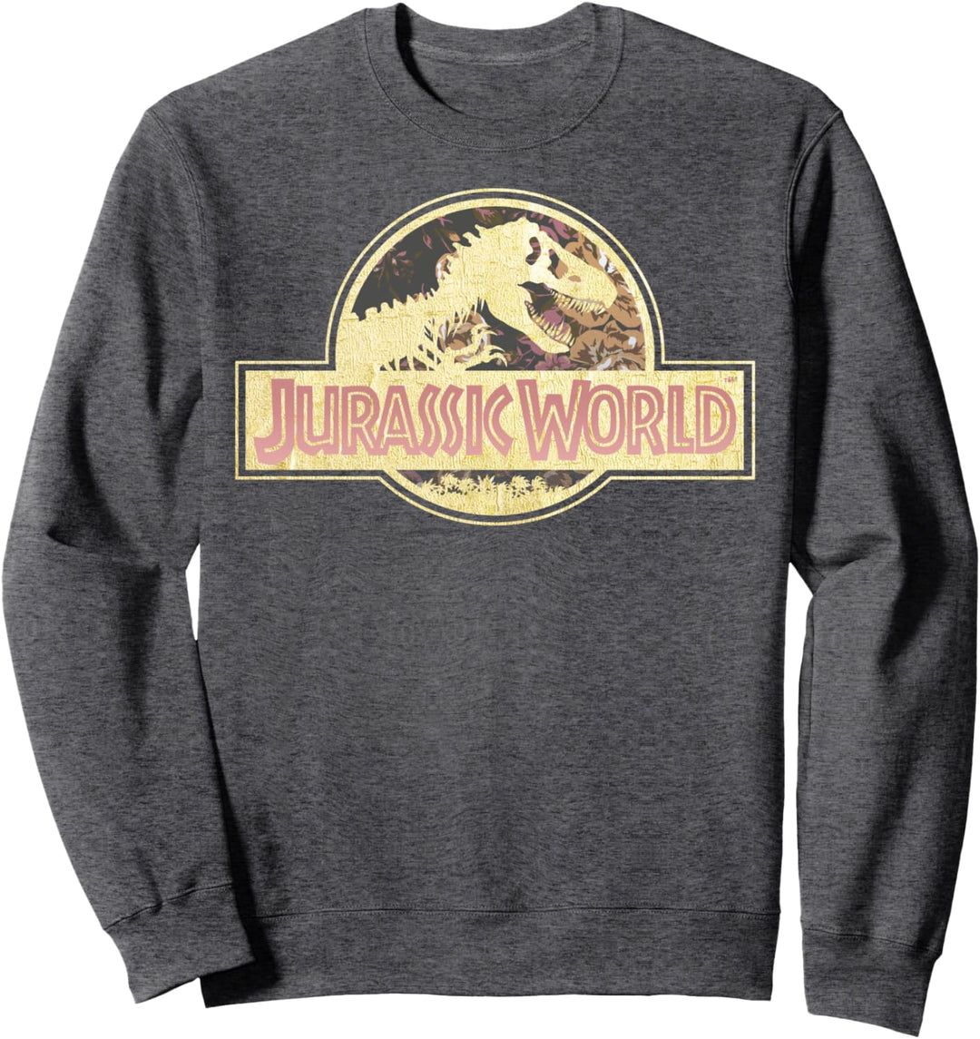 Jurassic World Floral Gold Logo Sweatshirt