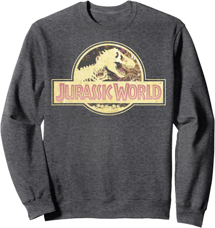 Jurassic World Floral Gold Logo Sweatshirt