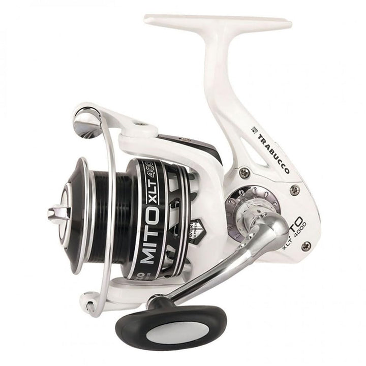 Angelrolle Trabucco Mito XLT – Grössen 1000, 2000, 3000, 4000 – mikrometrische Frontbremse, 5 + 1 Ku