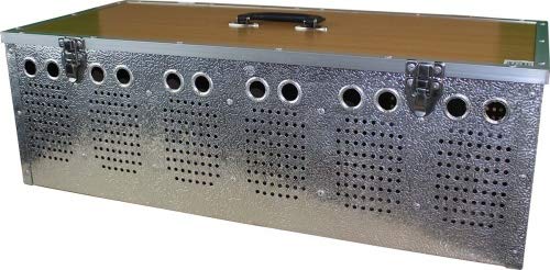 Hemel Transportkiste aus Aluminium für Tauben oder kleine Nagetiere