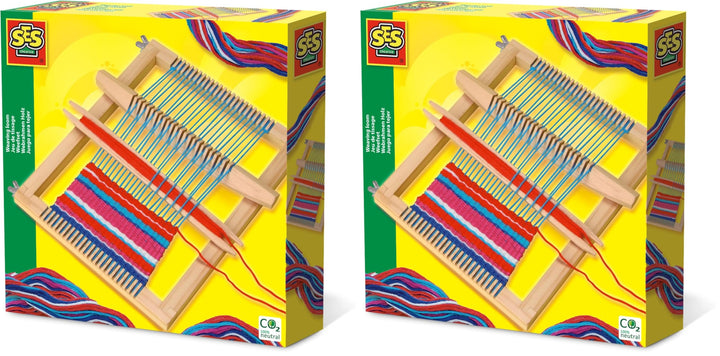 SES creative SES Webset Kinder-Strickset, 6-12 Monate, Mehrfarbig, Mittel (Packung mit 2), Mittel (P