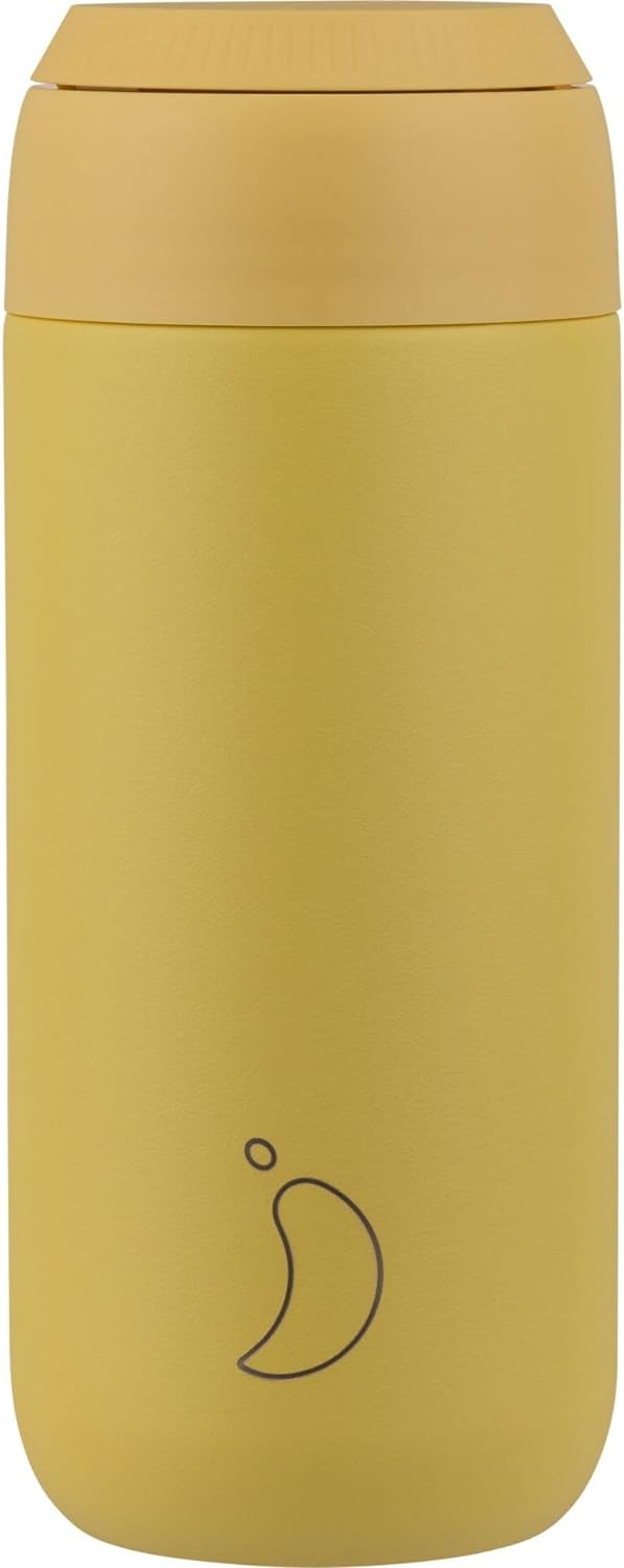 CHILLY s Coffee Mug Serie 2 Pollen Yellow 500 ml Thermoskannen, Tassen und Isolierkannen, Bunt, Únic