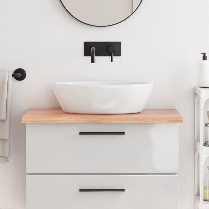 vidaXL Waschtischplatte, Multifunktional Arbeitsplatte mit Naturkante, Waschtischkonsole Tischplatte