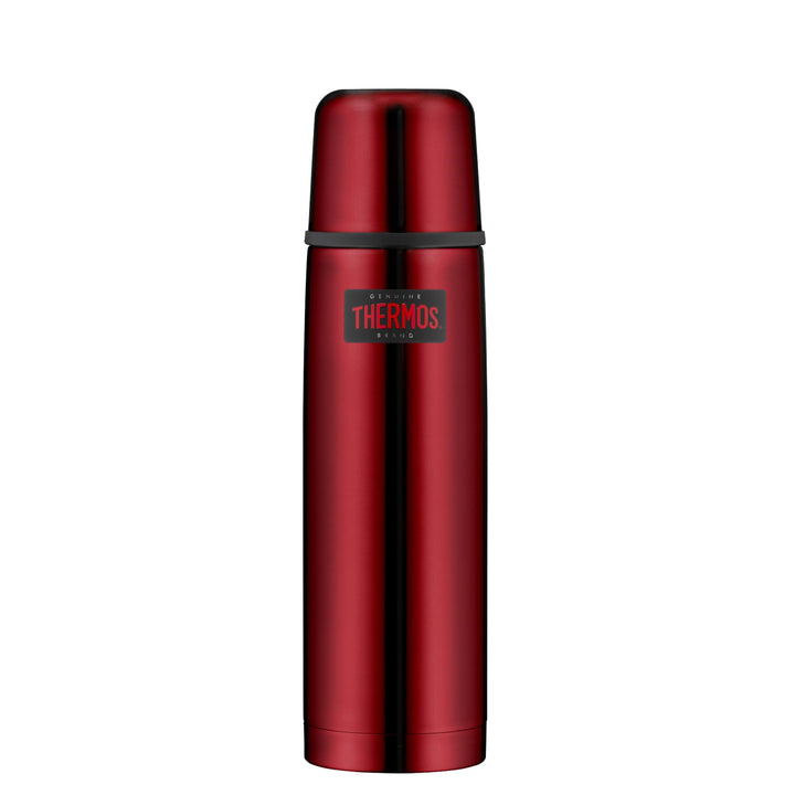 THERMOS LIGHT &amp; COMPACT BEVERAGE BOTTLE 0,75l, cranberry red, Thermosflasche Edelstahl, Isolierflasc