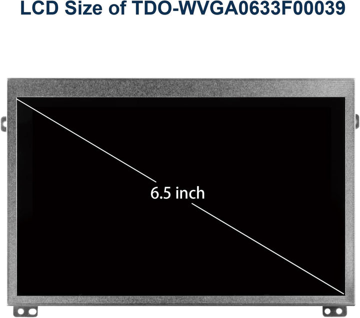 LCD Bildschirm für MIB STD2 NAV 200 682 Display TDO-WVGA0633F00045 / TDO-WVGA0633F00039 LCD Display