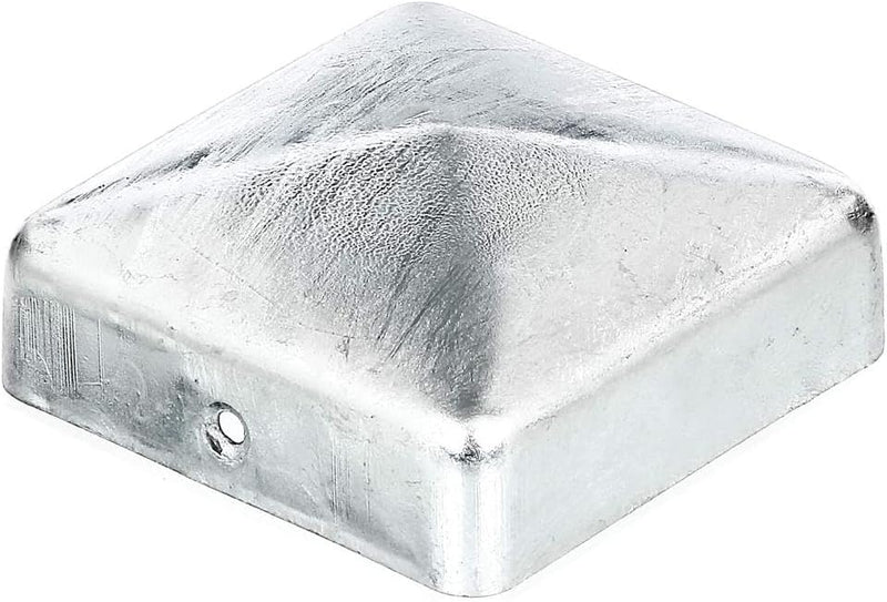 Alberts 843038 Pfostenkappe für Holzpfosten | flache Form | feuerverzinkt | 70 x 70 mm | 10er Set fl