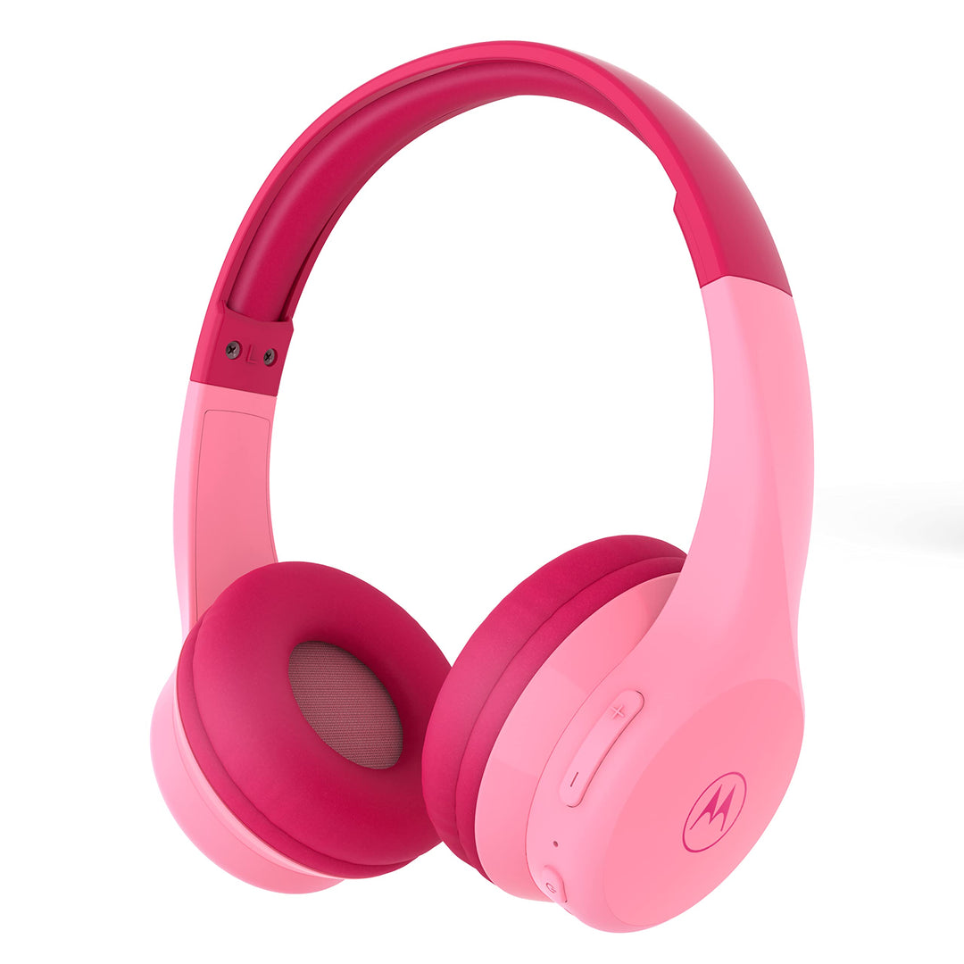 Motorola Moto JR300 Bluetooth Kinder Kopfhörer mit Mikrofon – Leichter Over Ear Kopfhörer für Kinder