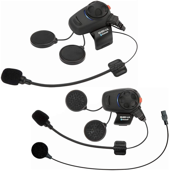 Sena SMH5 Bluetooth-Kommunikationssystem für Motorräder und Roller mit Kabel- und Schwanenhalsmikrof