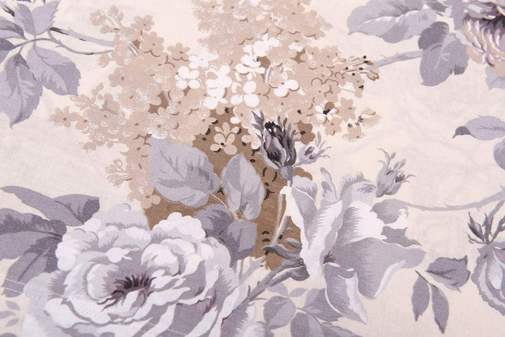 HomeLife Sofabezug Beige & Couch Überzug | weicher Sessel & Sofa Überzug & Sofaüberwurf Decke Blumen