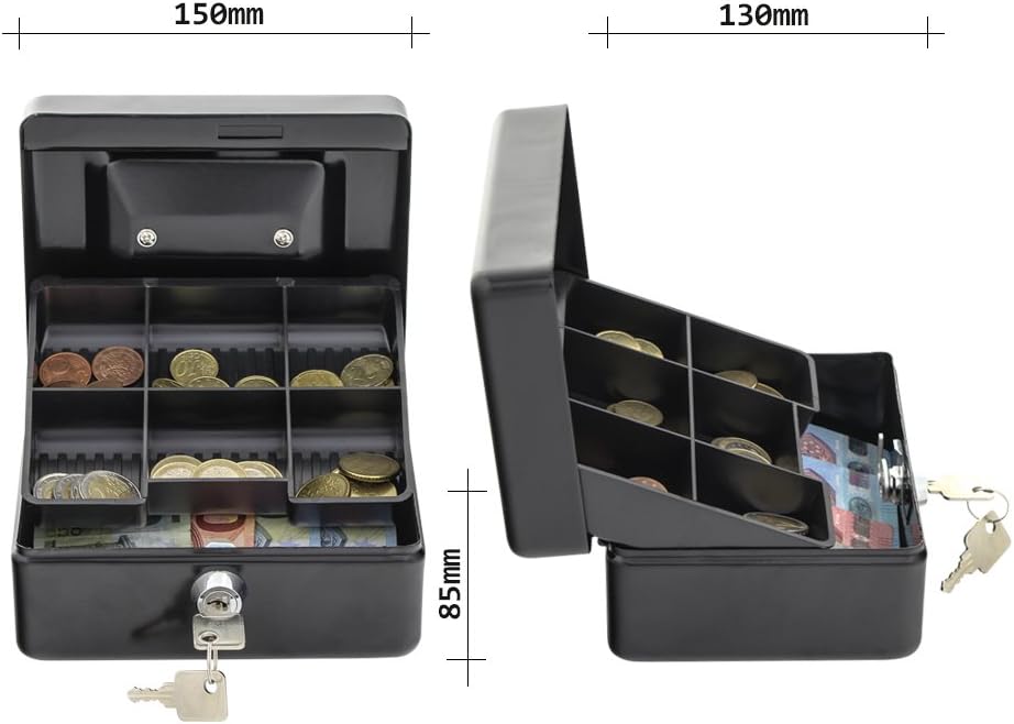 Rottner Geldkassette HomeStar Cash -schwarz-(BxH) 15x8,5cm