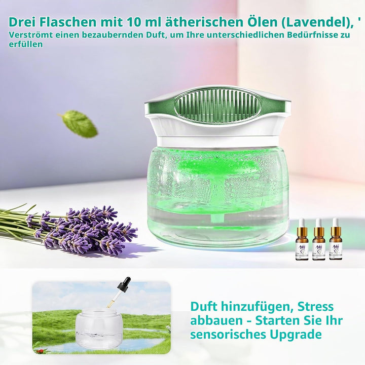 Lufterfrischer Luftbefeuchter Aroma Diffuser Ioniser with 30ml Water Soluble Lavender Essential oill