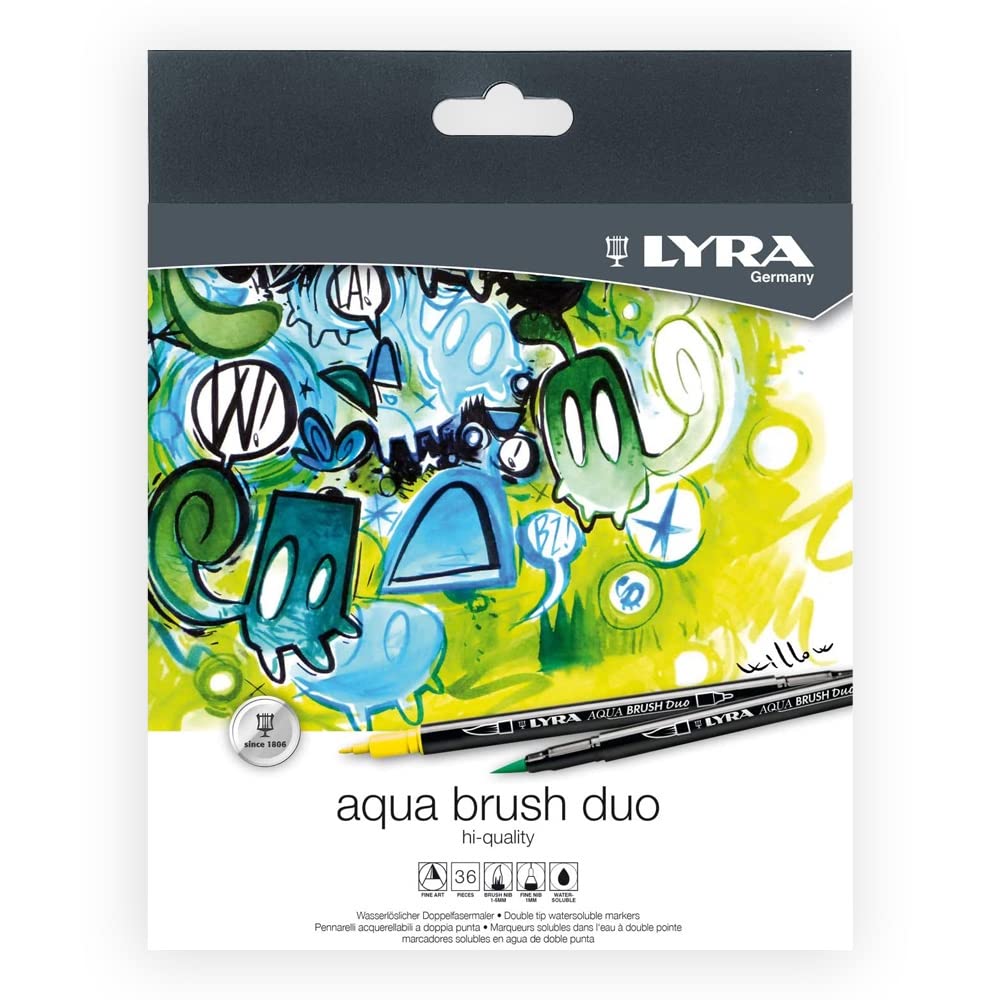 LYRA Aqua Brush Duo Set mit 36 Farben, 36 Farben