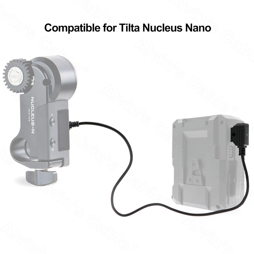 Alvin's Cables Micro USB zu D Tap Motor Stromkabel für Tilta Nucleus Nano gerader micro usb, gerader