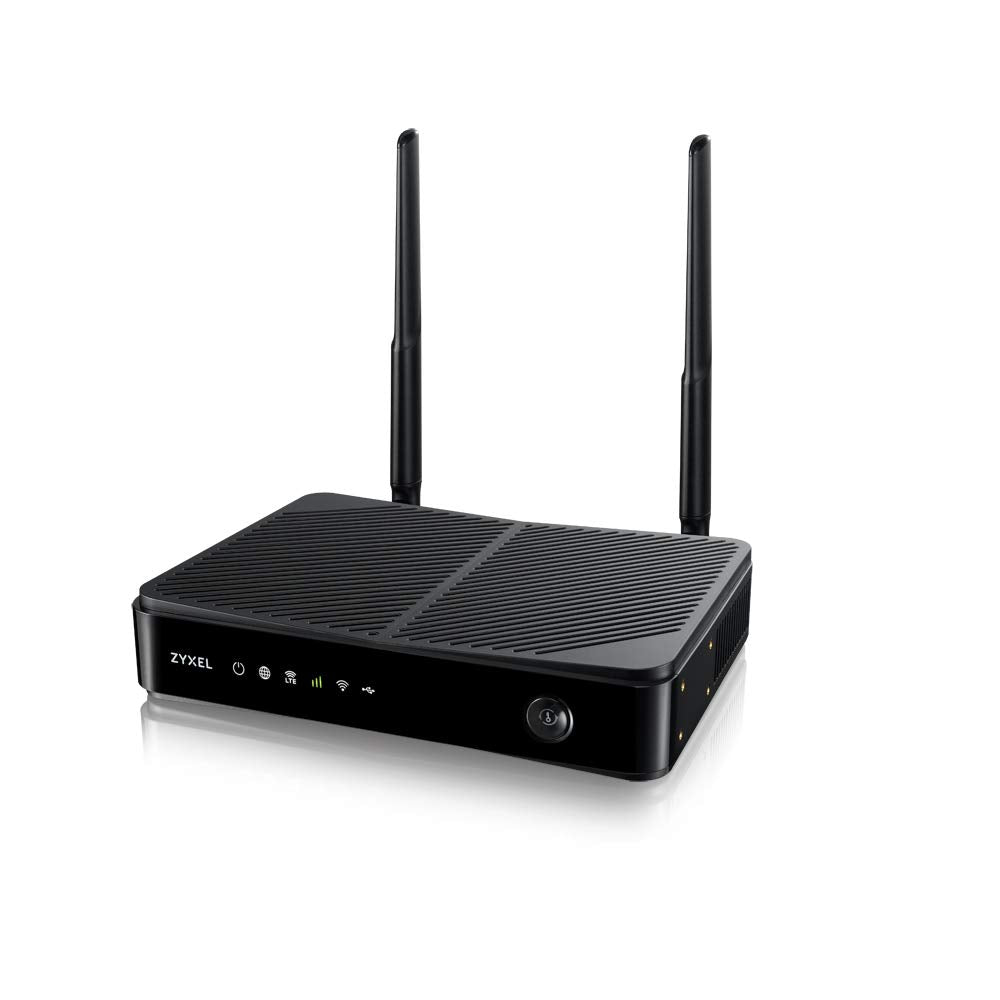 ZyXEL AC1200 4G LTE-WLAN-Indoor-Router mit SIM-Slot ohne SIM-Lock, 300 Mbit/s LTE-A, Keine Konfigura