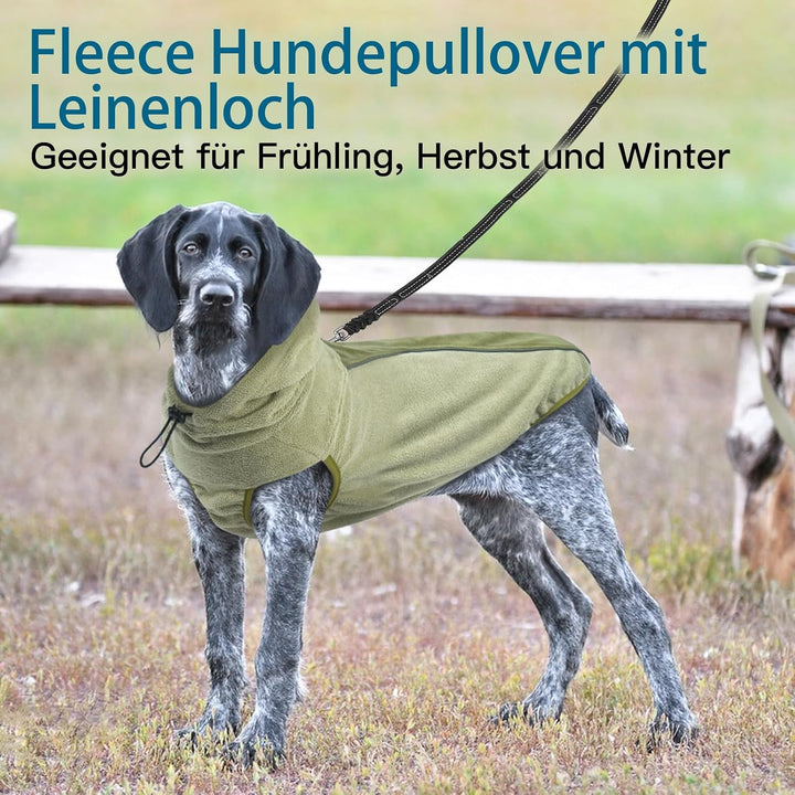 Hunde Mantel Winter - Dehnbar Winter Hundemantel mit Reflektorstreifen | Leichter Winterjacke Hund m