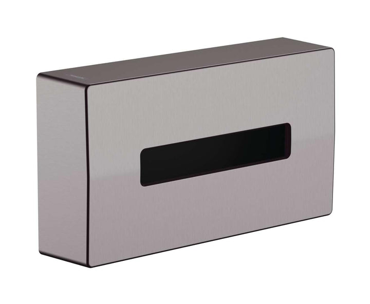 hansgrohe Kosmetiktuchox AddStoris, Taschentuchbox, Brushed Black Chrome, Brushed Black Chrome