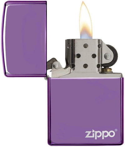 Zippo Collection 2010 Classic Regular neu Abyss Logo, 24747ZL, Lila, Einheitsgrösse