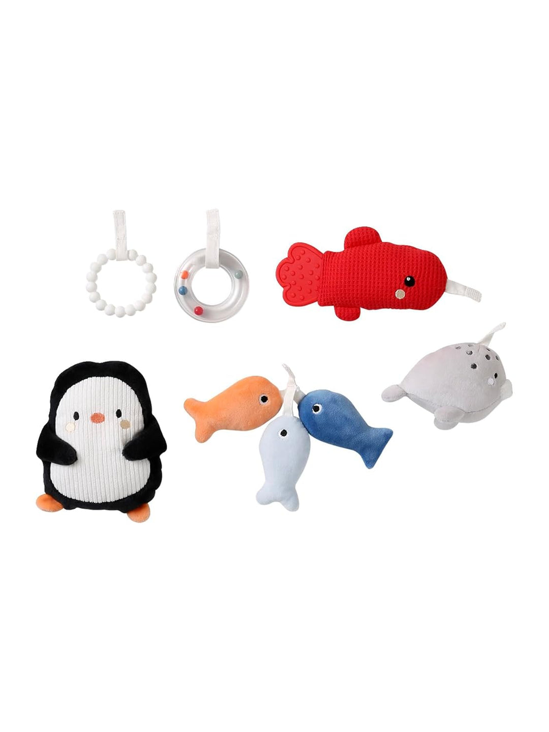 VERTBAUDET Baby Activity-Decke schwarz pinguin, schwarz pinguin