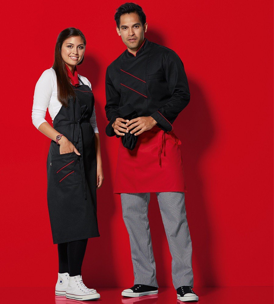 BP Gourmet 1538-400-3281 Kochjacke - Langarm - Mit Lüftungsschlitzen - Normale Passform - Grösse: 50