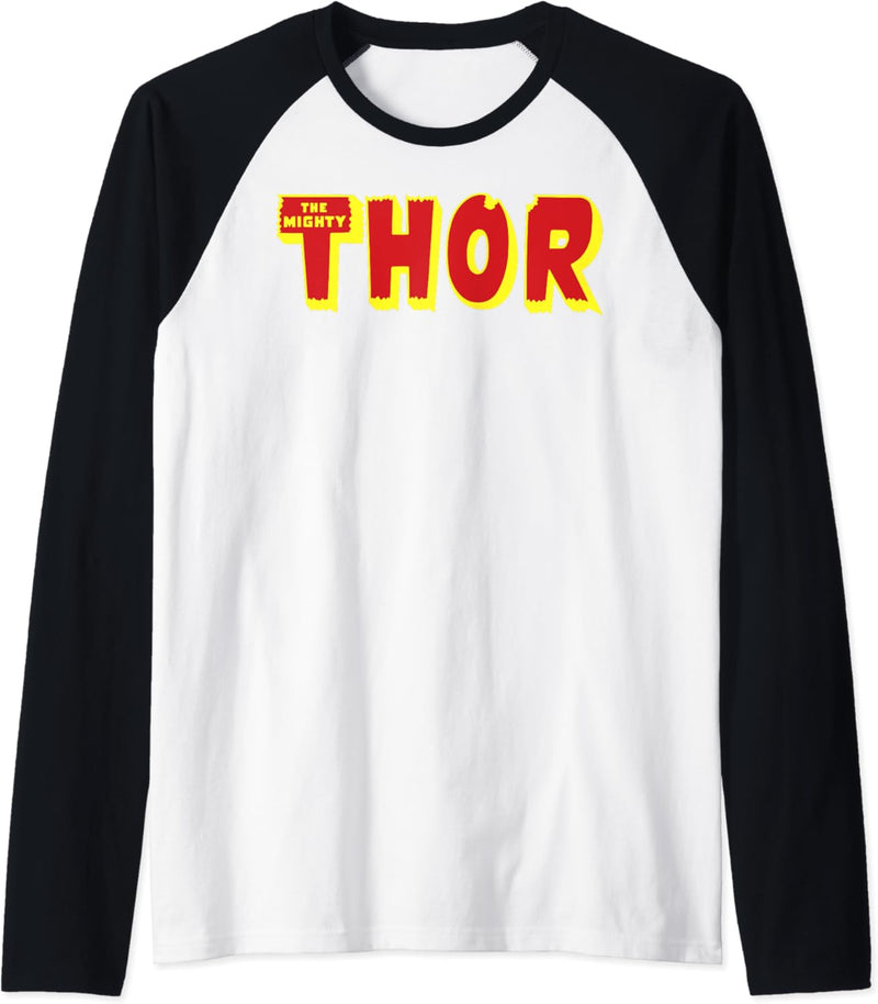 Marvel The Mighty Thor Title Logo Raglan