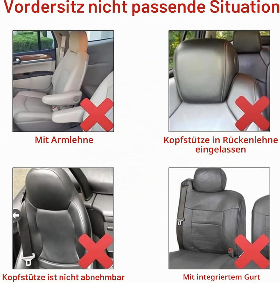 JYRCWTPY Auto Sitzbezüge für Dacia Duster 2000-2018 2019 2020 2021 2022 2023 2024, Autositzschoner A