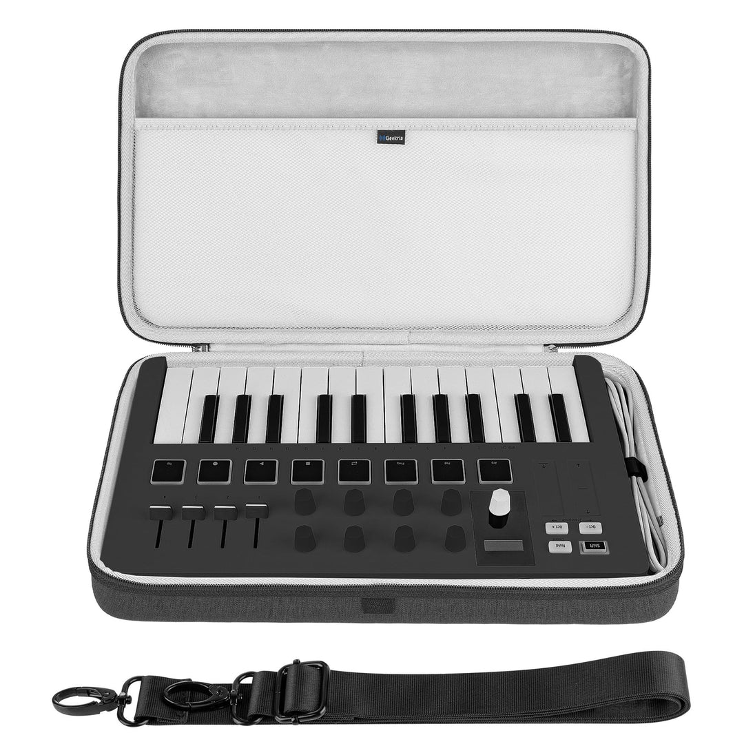 GEEKRIA USB-MIDI-Tastatur-Controller-Handtasche, kompatibel mit Arturia MiniLab 3 / MiniLab MkII 25