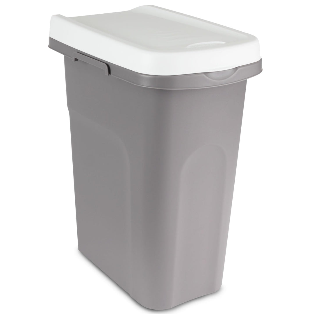 15L Mülleimer weiss, Mülleimer Küche, Mülltonne, Abfalleimer Küche, Trash Bin, Mistkübel, Gelber Sac