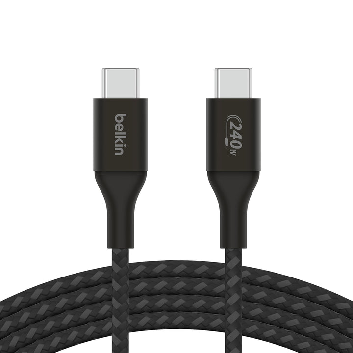 Belkin BoostCharge USB-C-auf-USB-C-Ladekabel, Schnellladekabel mit 240 W Power Delivery, USB-IF-zert