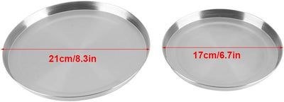 Generic Hob Cover Plates, Round, Stainless Steel for Hob Plates, Fits Normal Large Electric Hob Burn