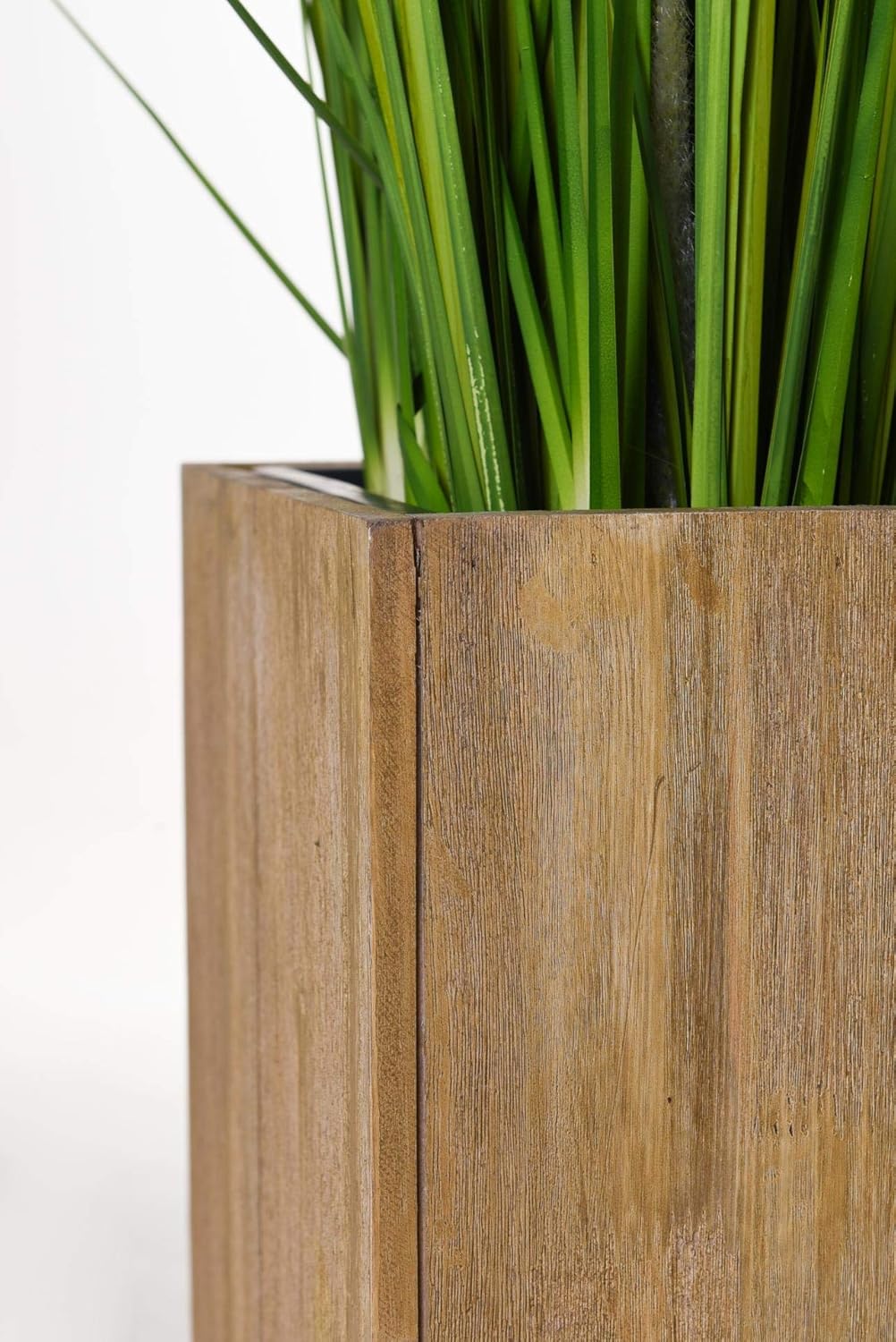 VIVANNO Pflanzkübel Blumenkübel Säule Holz Block Braun - 70x33x33 70x33x33 Braun, 70x33x33 Braun