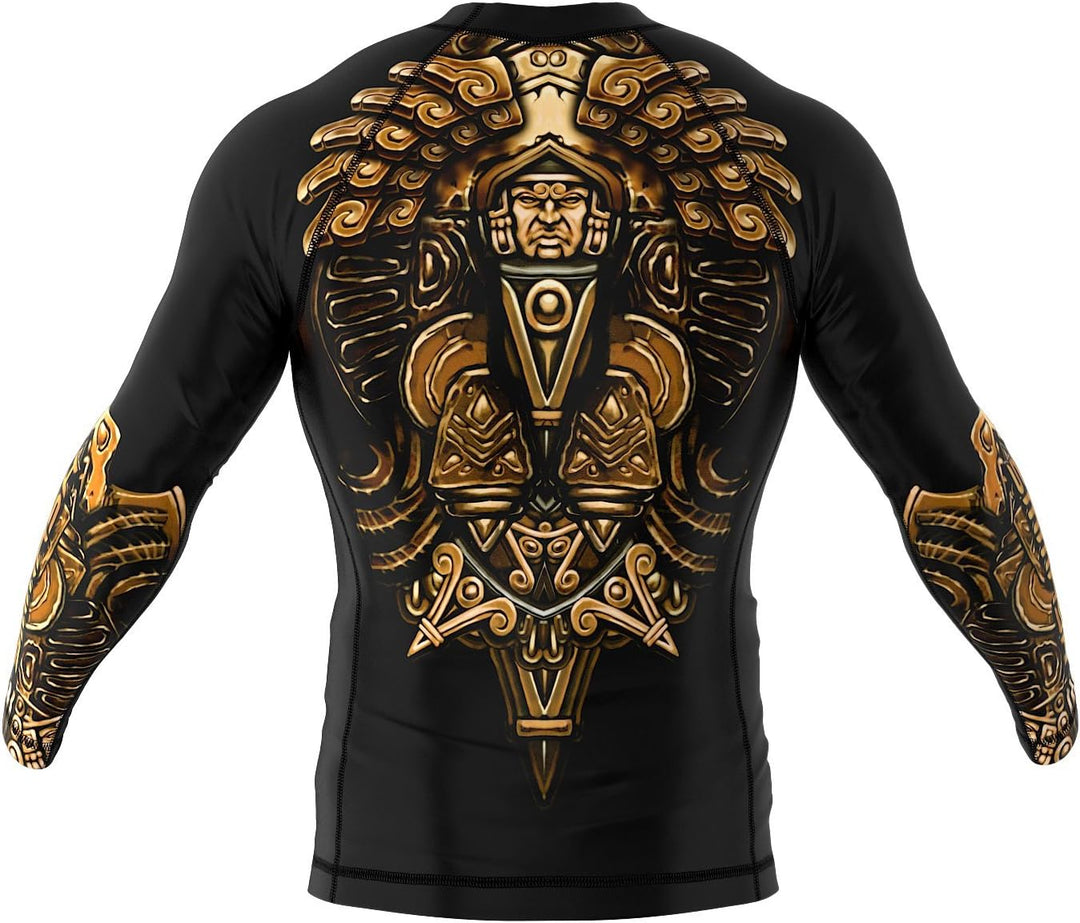 SMMASH Koi Rashguard Herren Kampfsport Langarm, Sport Longsleeve Atmungsaktiv und Leicht, Sportobert