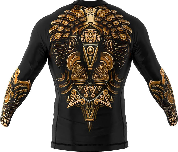 SMMASH Koi Rashguard Herren Kampfsport Langarm, Sport Longsleeve Atmungsaktiv und Leicht, Sportobert