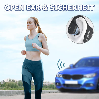 Knochenschall Kopfhörer kabellos Bluetooth Kopfhörer Schwimmen wasserdicht IP68 Open Ear Bone Conduc