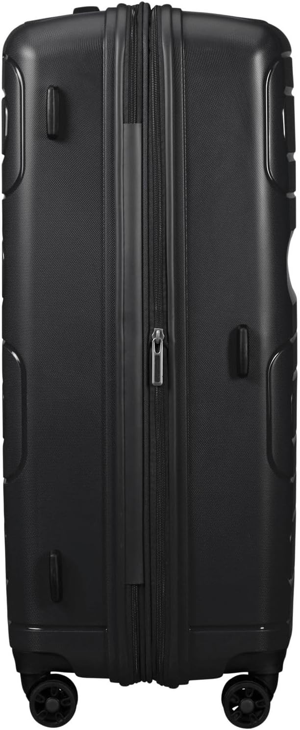 American Tourister Sunside Spinner 77 Erweiterbar, 4.5 KG, 106/118L, Schwarz (Black) Spinner L (77 c